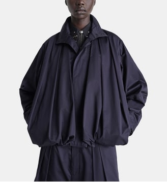 Blouson droit en coton fin - Lemaire - Bleu