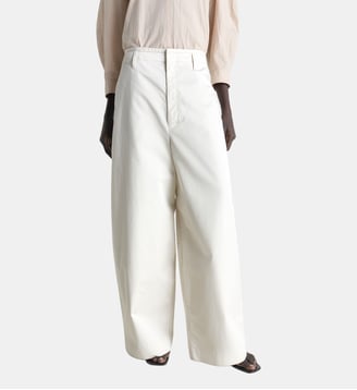 Pantalon Chino Large - Lemaire - Blanc