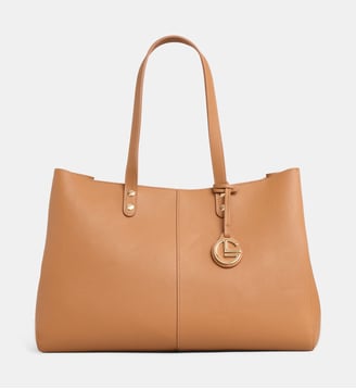 Sac cabas Estelle souple - Galeries Lafayette - Camel