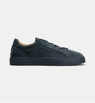 Baskets basses en cuir signature - Tod's - Marine