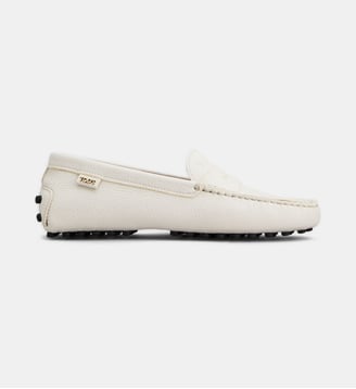 Mocassins Gommino en cuir - Tod's - Blanc