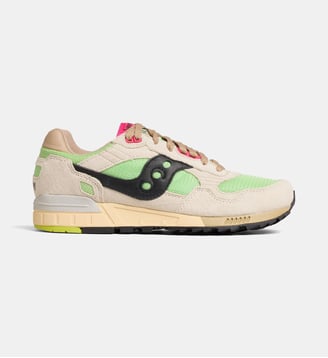 Baskets basses Shadow 5000 - Saucony - Beige et vert