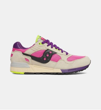 Baskets basses Shadow 5000 - Saucony - Rose et beige