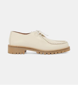 Derbies en cuir Georgette - Mellow Yellow - Beige