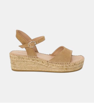 Sandales compensées Odessa - Mellow Yellow - Beige