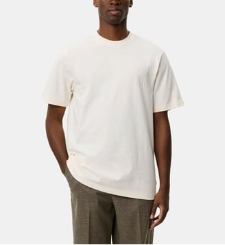 T-shirt droit Ben - Les Deux - Écru