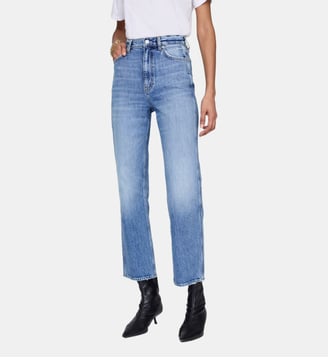 Jean slim Jane coton denim - Anine Bing - Bleu jean