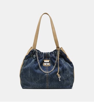 Sac à main The Tote Denim - Marc Jacobs - Bleu brut
