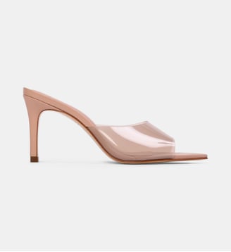 Mules à talons Belle - Black Suede Studio - Rose