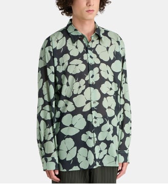 Chemise droite Croom coton - Dries Van Noten - Pistache