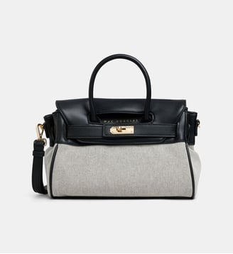 Sac à main Pyla2 Fantasia toile coton - Mac Douglas - Noir