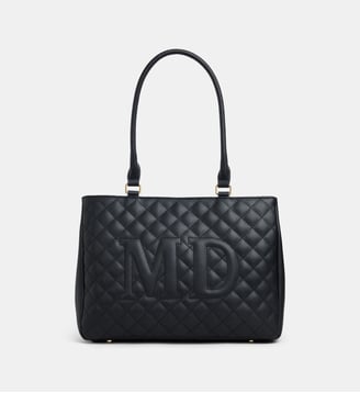Sac cabas Fayence Milo matelassé M - Mac Douglas - Noir