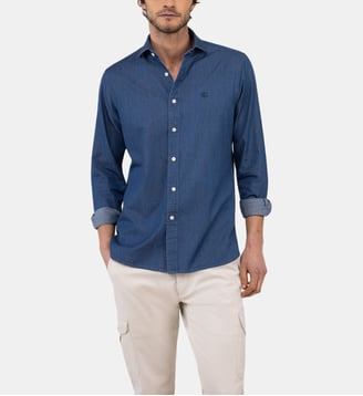 Chemise droite en coton - El Ganso - Denim