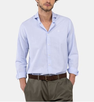 Chemise droite rayée Kodak - El Ganso - Bleu