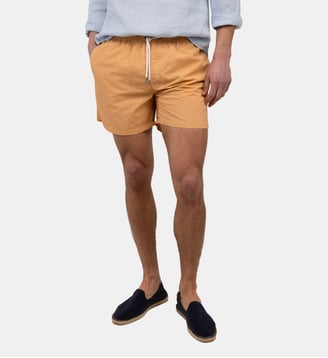Short de bain droit signature - El Ganso - Orange