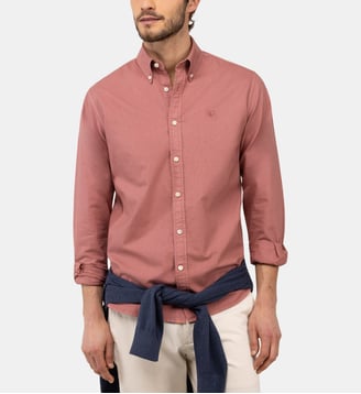 Chemise droite en coton - El Ganso - Rouge