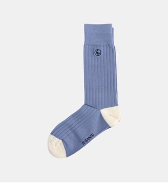 Chaussettes classiques en coton mélangé - El Ganso - Bleu