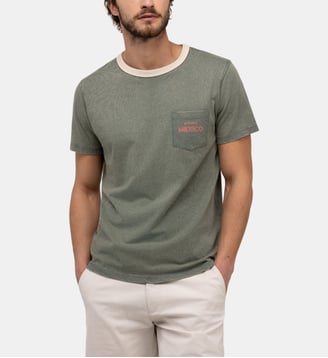 T-shirt droit coton Mexico et numéro 9 - El Ganso - Vert