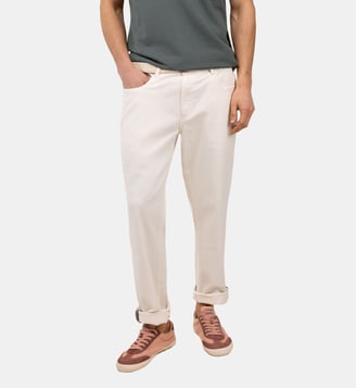 Pantalon droit à 5 poches - El Ganso - Blanc