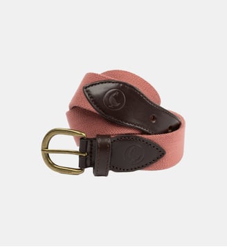 Ceinture souple détail en cuir - El Ganso - Rouge