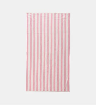Serviette rayée en coton signature - El Ganso - Rouge