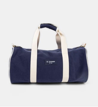 Sac de voyage en toile - El Ganso - Bleu marine et blanc