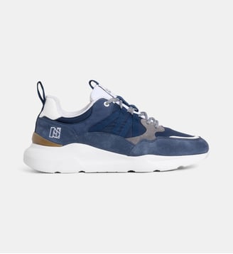 Baskets basses de running Mixmat - National Standard - Bleu marine