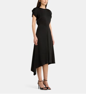 Robe longue Twist satinée - Victoria Beckham - Black