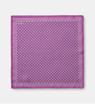 Pochette de costume en soie - Eton - Violet