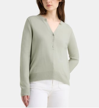 Pull droit Flore T - Galeries Lafayette - Vert d'eau