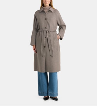 Manteau peignoir long Freya ceinture - Galeries Lafayette - Beige