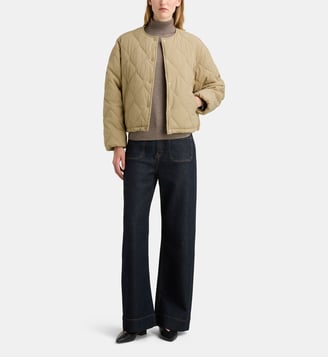 Doudoune droite et courte Fern  - Galeries Lafayette - Kaki clair