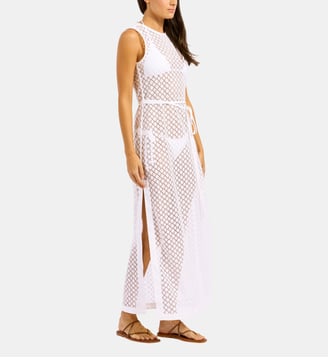 Robe de plage en crochet - Seafolly - White