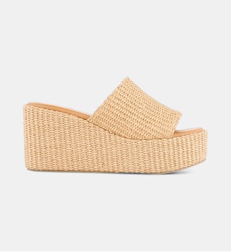 Sandales compensées Lilie - Cosmoparis - Naturel