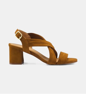 Sandales à talons Vizzo - Cosmoparis - Camel