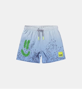 Short de bain Niko - Molo - Bleu et vert