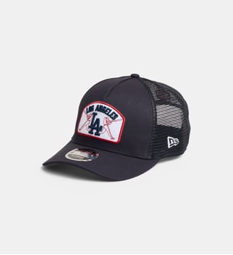Casquette signature LA 9Forty Trucker en coton - New Era - Bleu marine