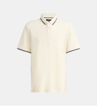 Polo droit Tolobas coton  - Galeries Lafayette - Écru