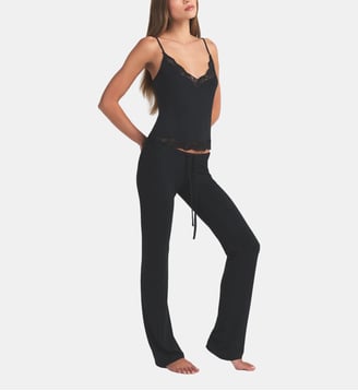 Ensemble de pyjama long ajusté - Skims - Onyx