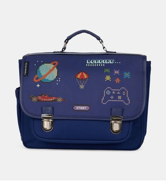 Cartable - Moyen - Caramel et Cie - Bleu