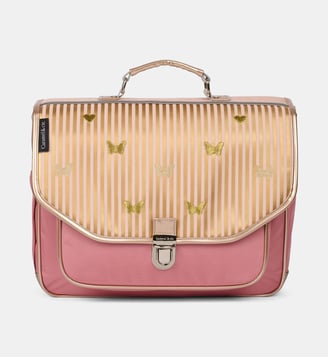 Cartable - Moyen - Caramel et Cie - Rose et doré