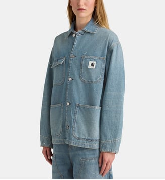 Veste droite W OG Michigan coton denim - Carhartt WIP - Bleu denim