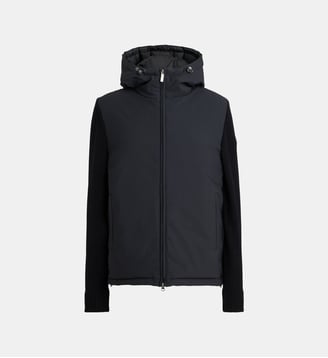 Veste bi matière à capuche - Colmar - Black