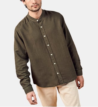 Chemise droite Gareth - Balibaris - Kaki