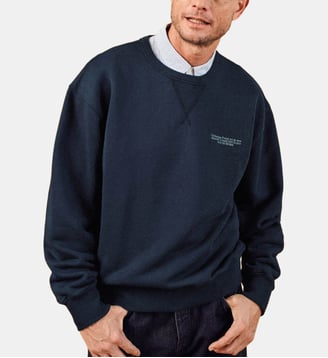 Sweat droit Jean - Balibaris - Marine