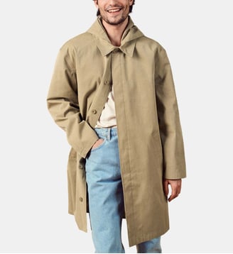 Imperméable droit Hadrien - Balibaris - Beige foncé