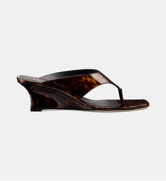 Tong Vinnie à talon - Stuart Weitzman - Noir