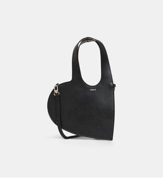 Sac à main Mini Heart cuir - Coperni - Black