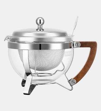 Théière filtre inox - Bodum - Bois