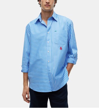 Chemise droite signature - Tommy Hilfiger - Bleu